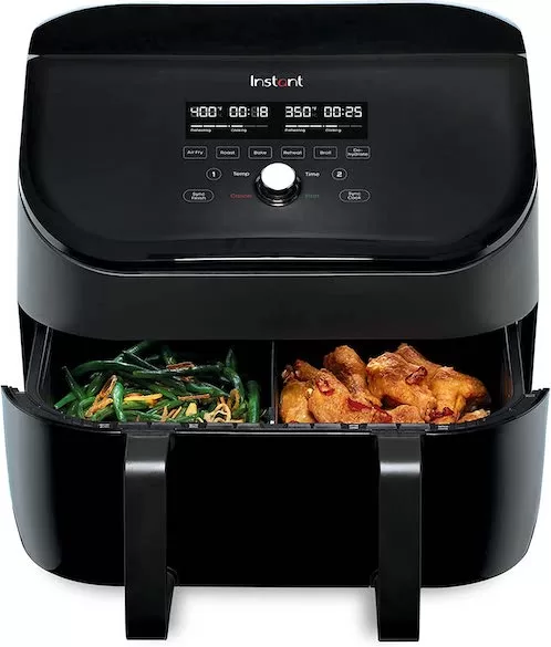 Instant Vortex 9 Quart VersaZone 8-in-1 Air Fryer with Dual Basket Option