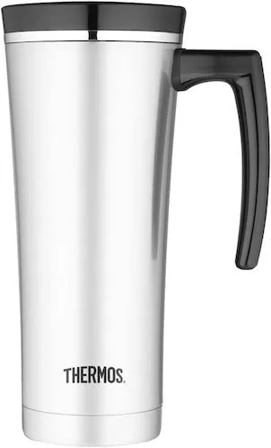 Thermos Thermos 16 ounce vacuum insulated travel mug black