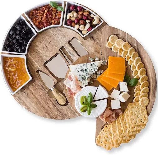 Charcuterie Board Set and Cheese Serving Platter