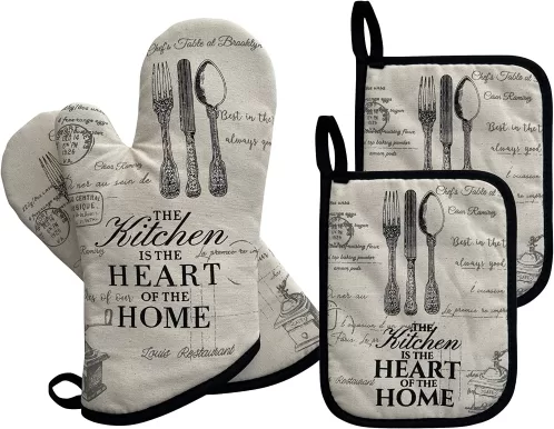 Heat Resistant Oven Mitts for Cooking